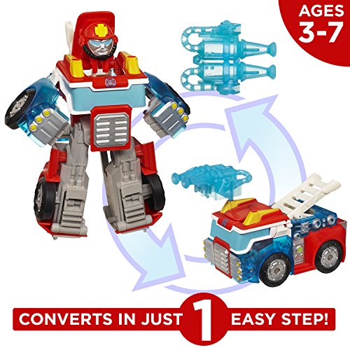 Playskool Heroes Transformers Rescue Bots Energize Heatwave The Fire Bot Converting Toy Robot Action Figure, Toys For Kids Ages 3 And Up (Amazon Exclusive)