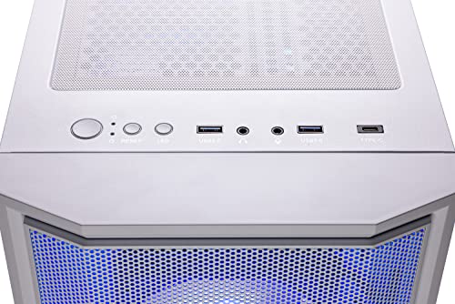 Skytech Archangel Gaming PC Desktop – AMD Ryzen 5 3600 3.6 GHz, NVIDIA RTX 3050, 500GB NVME SSD, 8GB DDR4 RAM 3200, 600W Gold PSU, 11AC Wi-Fi, Windows 11 Home 64-bit