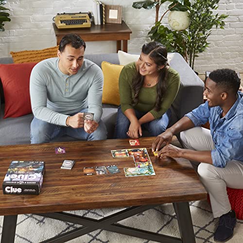 Clue Board Game Treachery at Tudor Mansion, Clue Escape Room Game, Murder Mystery Games, Cooperative Family Board Game, Ages 10 and up, 1-6 Players