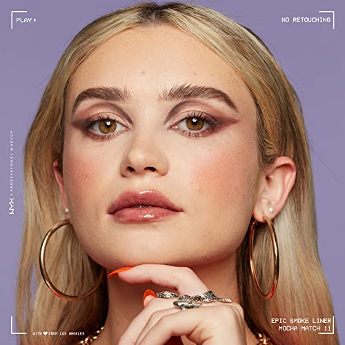 NYX PROFESSIONAL MAKEUP Epic Smoke Liner, Vegan Smokey Eyeliner - Mocha Match (Deep Brown)