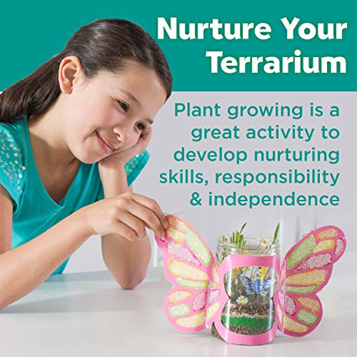 Creativity For Kids Sparkle N' Grow Butterfly Terrarium - Steam Crafts For Kids