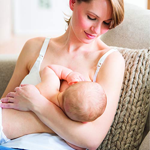 Medela Maternity and Nursing Tank Top, Non Wire and Seamless, Comfort and Convenience for Breastfeeding, Size XL, Black