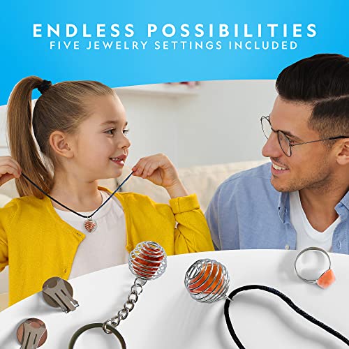 NATIONAL GEOGRAPHIC Rock Tumbler Refill Kit - 1 Lb. Mix of Genuine Rough Agate Rocks for Tumbling - Rock Tumbler Supplies Include Rock Tumbler Grit and Jewelry Accessories, Raw Agate