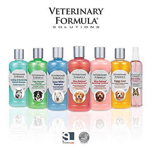 Veterinary Formula Solutions Ultra Oatmeal Moisturizing Shampoo for Dogs, 17 oz. – Moisture-Rich Nourishing Shampoo – Leaves Coat Clean, Soft, Silky, Shiny – Long-Lasting Fragrance (FG01210)