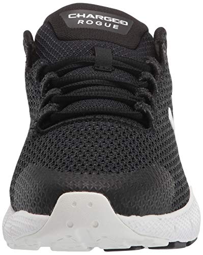 Under Armour Men's Charged Rogue 2.5, Black (001)/White, 8 M US
