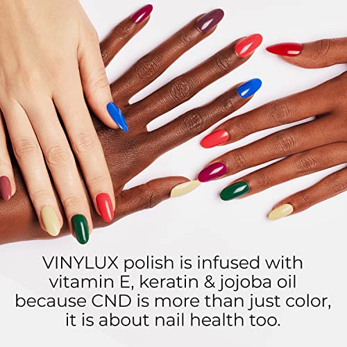 CND Vinylux Longwear Red Nail Polish, Gel-like Shine and Chip Resistant Color, 0.5 Fl Oz
