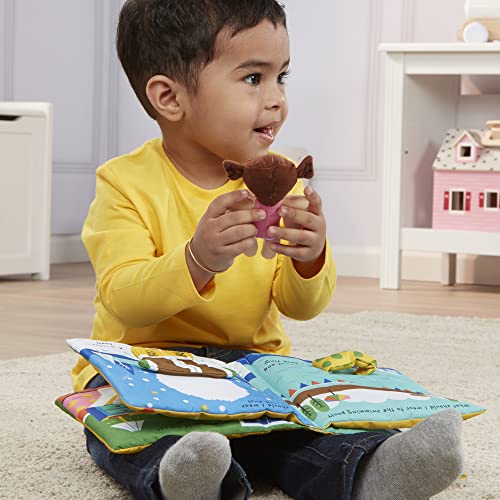 Melissa and Doug Soft Activity Baby Book - What Should I Wear? - Sensory Travel Toys, Dress Up Doll For Babies And Toddlers