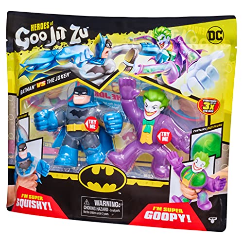 Heroes of Goo Jit Zu DC Versus Pack Batman vs Joker - Squishy, Stretchy, Gooey 2 Pack