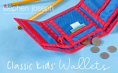 Stephen Joseph Unisex Kids Toddler Wallet, Firetruck, 3T, 4T, 5T, 6X, toddler, preschool, school
