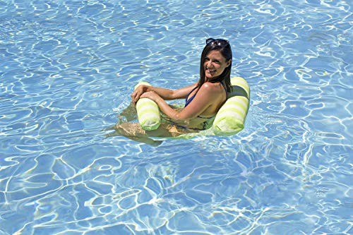 Poolmaster Swimming Pool Water Hammock Inflatable Chair Float Lounge (Green)