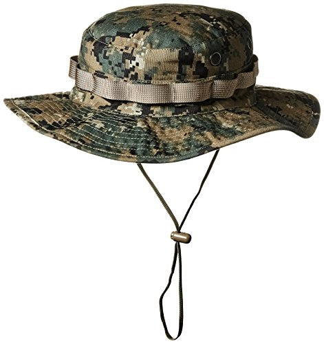 Tru-Spec mens Wide Brim Boonie tru 100 cttn r s w loops, Woodland Digital, 7.5 US