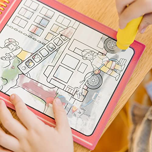 Melissa and Doug On the Go Water Wow! Reusable Water-Reveal Activity Pads, 3-pk, Vehicles, Animals, Alphabet - Travel Toys, Party Favors, Stocking Stuffers, Mess Free Coloring Books For Kids Ages 3+