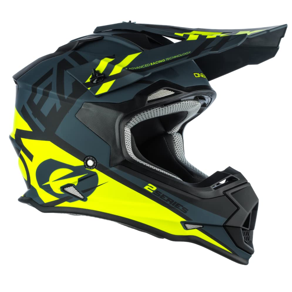 O'Neal - 0200-213 2Series Adult Helmet, Spyde (Black/Hi-Vis, MD)