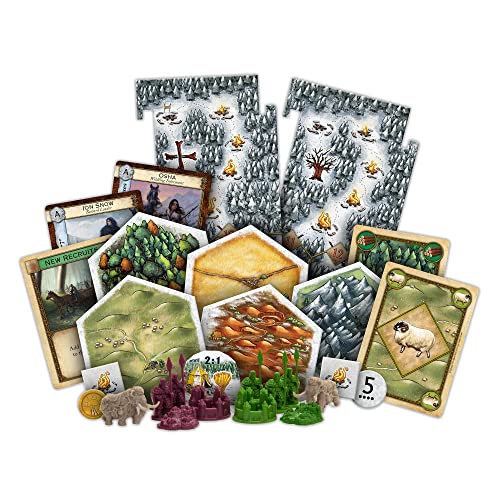 A Game of Thrones CATAN Brotherhood of the Watch Board Game 5-6 Player EXTENSION | Strategy Game for Adults and Teens | Ages 14+ | 3-6 Players | Average Playtime 60-90 Minutes | Made by CATAN Studio