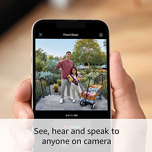 All-new Ring Battery Doorbell Plus | Head-to-Toe HD+ Video, motion detection and alerts, and Two-Way Talk (2023 release)