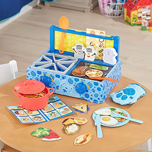 Melissa and Doug Blue's Clues and You! Wooden Cooking Play Set (42 Pieces)