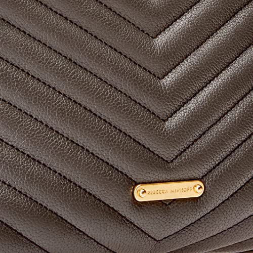 Rebecca Minkoff womens Edie Flap shoulder bag, Graphite, One Size US