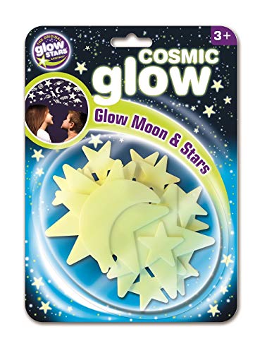 The Original Glowstars Moon and Stars Cosmic Glow Set Designed for Children Ages 3+ Years, One Size (B8600)
