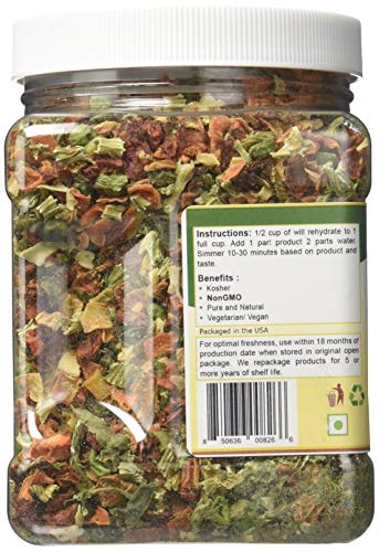 Mother Earth Products Dried Vegetable Soup Mix, 10oz (283g)