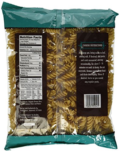 Trader Joes Organic Brown Rice and Quinoa Fusilli Pasta Gluten Free - 2 Pack