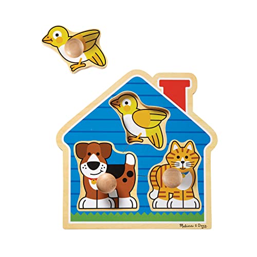 Melissa and Doug Pets Jumbo Knob Wooden Puzzle