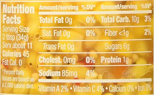 Trader Joe's Corn and Chile Tomato-less Salsa 13.75 oz