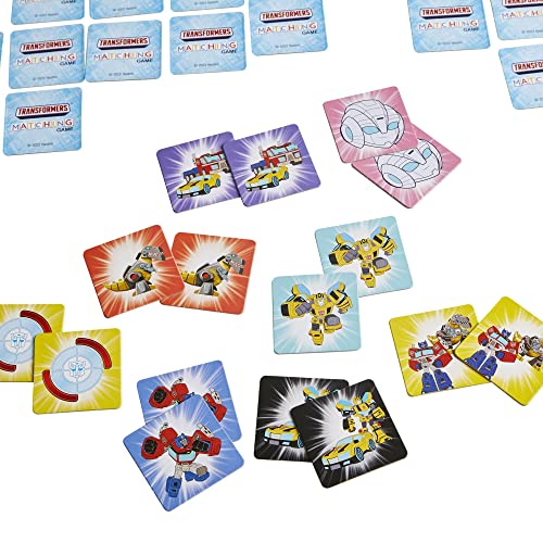 Transformers Matching Game for Kids Ages 3 and Up, Fun Preschool Memory Game for 1+ Players