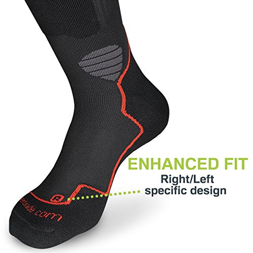 Rollerblade High Performance Women's Socks, Inline Skating, Multi Sport, Dark Grey and Pink, Medium