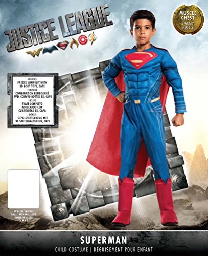 Rubie's Justice League Child's Deluxe Superman Costume, Small (640104_S)