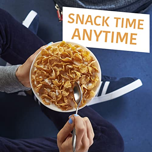 Frosted Flakes Breakfast Cereal, 8 Vitamins and Minerals, Kids Snacks, Large Size, Original, 10.8lb Case (10 Boxes)