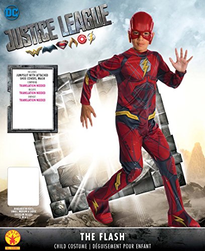 Rubie's Costume Boys Justice League The Flash Costume, Medium, Multicolor