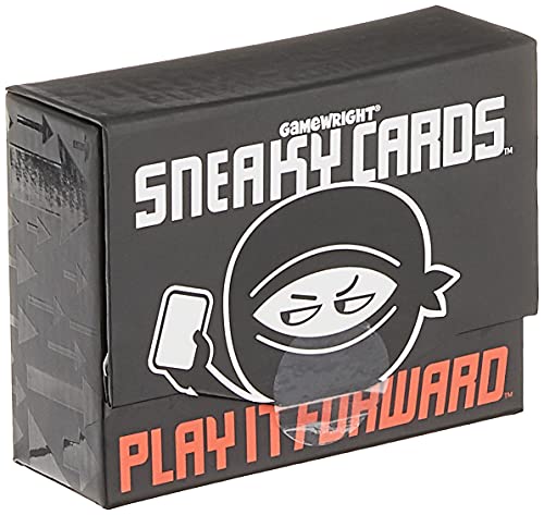 Gamewright Sneaky Cards Card Game, Multi-colored, 5'