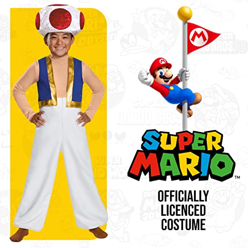 Toad Deluxe Costume, MediumB001EILWG8 (7-8)