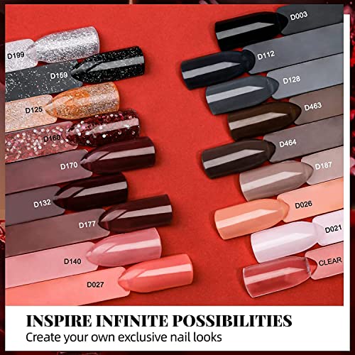 30Pcs Dip Powder Nail Kit Starter-Morovan 18 Colors Dip Powder Pure Glitter Nail Dipping Powder Set with Electric Nail Drill Machine Dipping Powder for Beginners or Professional DIY at Home