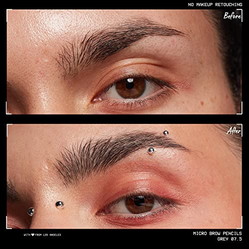 NYX PROFESSIONAL MAKEUP Micro Brow Pencil, Eyebrow Pencil - Grey