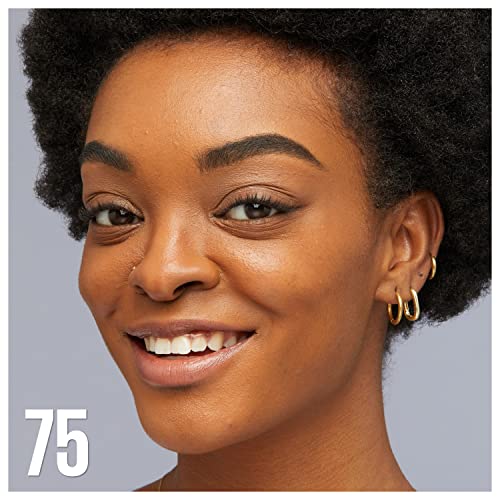 Maybelline Green Edition Superdrop Tinted Oil Base Makeup, Adjustable Natural Coverage Foundation Formulated With Jojoba and Marula Oil, 75, 1 Count