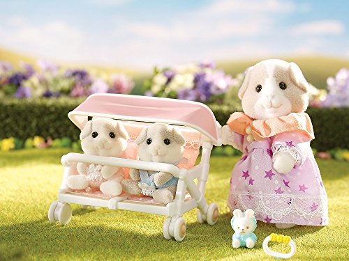 Calico Critters Patty and Paden's Double Stroller