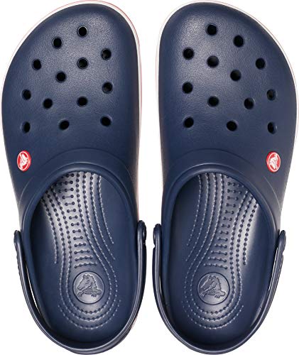 Crocs Men's and Women's Crocband Clog, Navy, 15 Women/13 Men