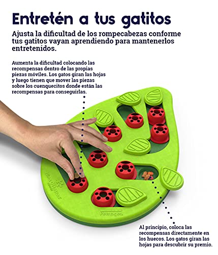 Petstages Nina Ottosson Buggin' Out Puzzle and Play - Interactive Cat Treat Puzzle