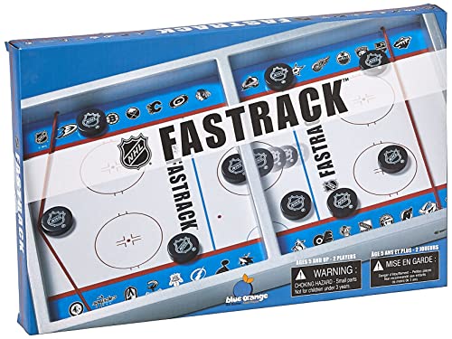 Blue Orange Fastrack NHL Board Game- The Authentic Disc Slinging Fast Action Game