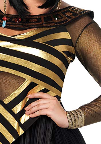 Leg Avenue Women's Costume, Gold/Black, 3X / 4X