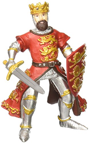 Papo -Hand-Painted - Figurine -Medieval-Fantasy -Red King Richard -39338 - Collectible - for Children - Suitable for Boys and Girls - from 3 Years Old