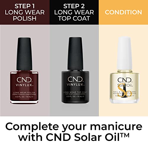 CND Vinylux Longwear Brown Nail Polish, Gel-like Shine and Chip Resistant Color, 0.5 Fl Oz