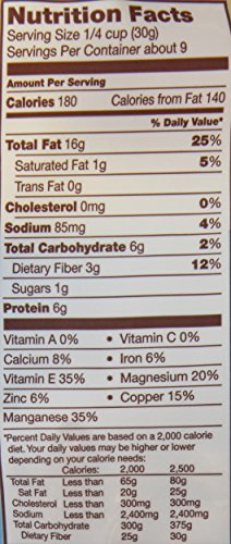 Back to Nature Nuts, Non-GMO Sea Salt Roasted California Almonds, 9 Ounce (Pack of 9)