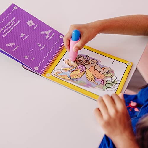 Melissa and Doug On the Go Water Wow! Reusable Water-Reveal Activity Pad - Fairy Tale - Imagine Ink Coloring Book, Stocking Stuffers For Kids Ages 3+, Travel Toys For Toddlers
