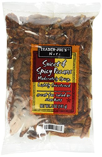 Trader Joe's Sweet and Spicy Pecans, 5 Ounce Bag (Pack of 3)