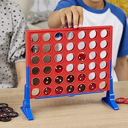 Connect 4: Marvel Spider-Man Edition, Connect 4 Gameplay, Strategy Game for 2 Players, Fun Board Game for Kids Ages 6 and Up (Amazon Exclusive)