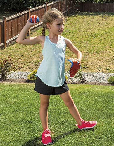 Get Outside Go! Easy Catch Ball and Glove Set Super Sport Outdoor Active Play Baseball by Toysmith (Packaging May Vary)
