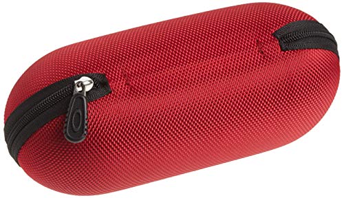 Oakley unisex adult Ballistic Sunglass Case, Red, One Size US