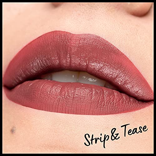 NYX PROFESSIONAL MAKEUP Lip Lingerie XXL Matte Liquid Lipstick - Strip and Tease (Brown Plum)